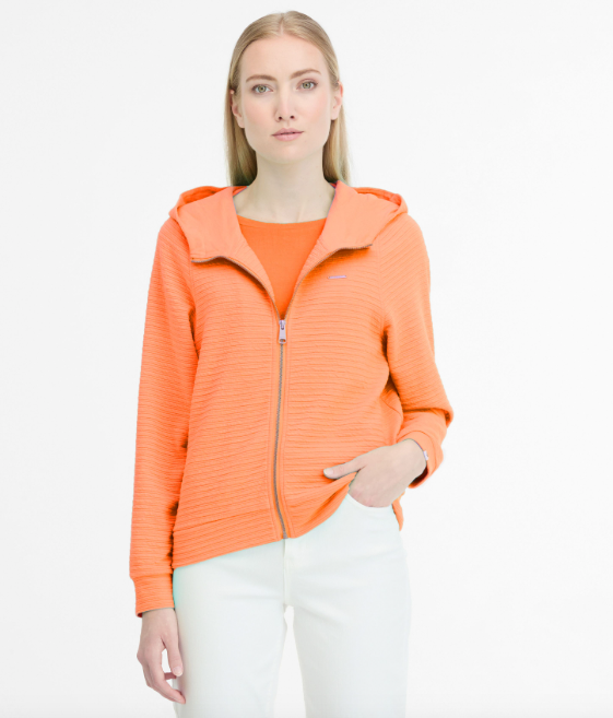 Sweat-shirt Vegan Ragwear KRISTLA Pour Fille - Streetwear à Capuche Avec Motifs Zigzag Et Pois