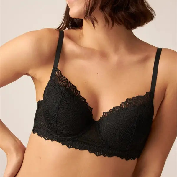 Soutien Gorge Minimizer Soutien-Gorge Naturana 5063 - Minimizer, Tissu Satiné, Femme Sans Armature